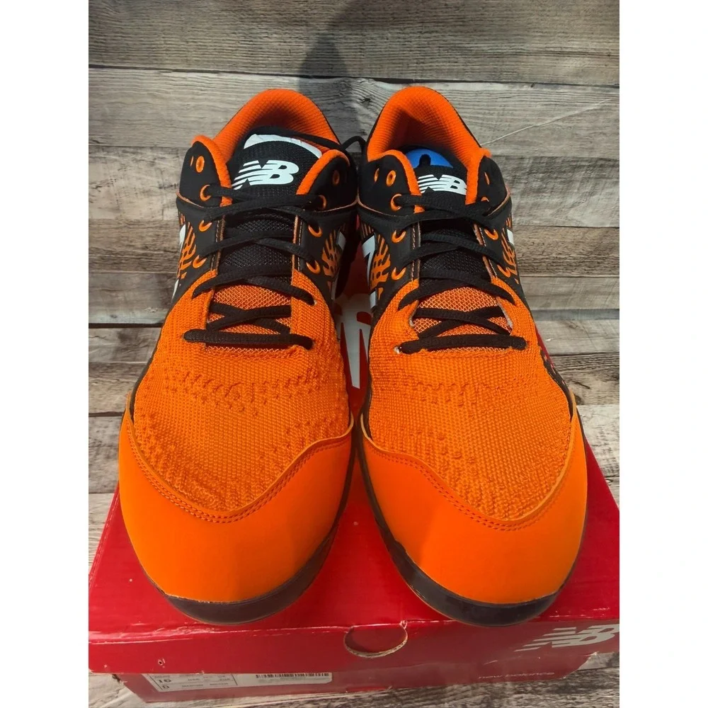 New Balance Fresh Foam 3000 V5 Molded Baseball Metal Cleats Size 16‎ Orange
